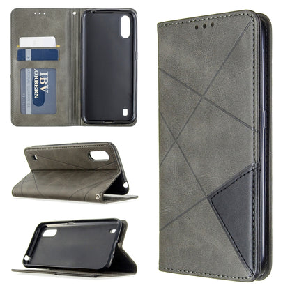 Rhombus Texture Horizontal Flip Magnetic Leather Case with Holder & Card Slots & Wallet, For Huawei P40, For Huawei P40 Pro, For Galaxy A01, For Galaxy A21, For Xiaomi Redmi K30