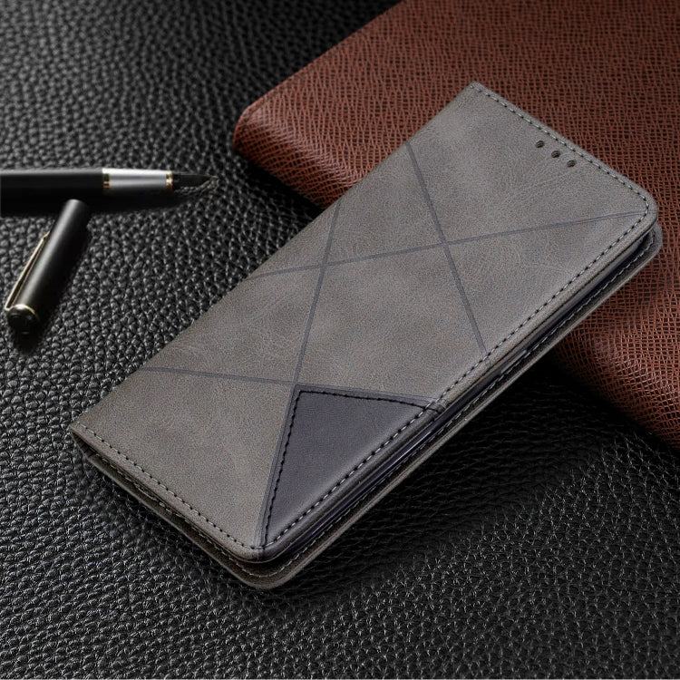 Rhombus Texture Horizontal Flip Magnetic Leather Case with Holder & Card Slots & Wallet, For Huawei P40, For Huawei P40 Pro, For Galaxy A01, For Galaxy A21, For Xiaomi Redmi K30