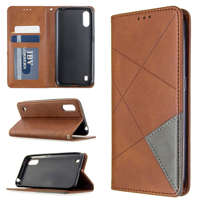 Rhombus Texture Horizontal Flip Magnetic Leather Case with Holder & Card Slots & Wallet, For Huawei P40, For Huawei P40 Pro, For Galaxy A01, For Galaxy A21, For Xiaomi Redmi K30