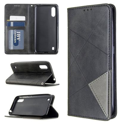 Rhombus Texture Horizontal Flip Magnetic Leather Case with Holder & Card Slots & Wallet, For Huawei P40, For Huawei P40 Pro, For Galaxy A01, For Galaxy A21, For Xiaomi Redmi K30