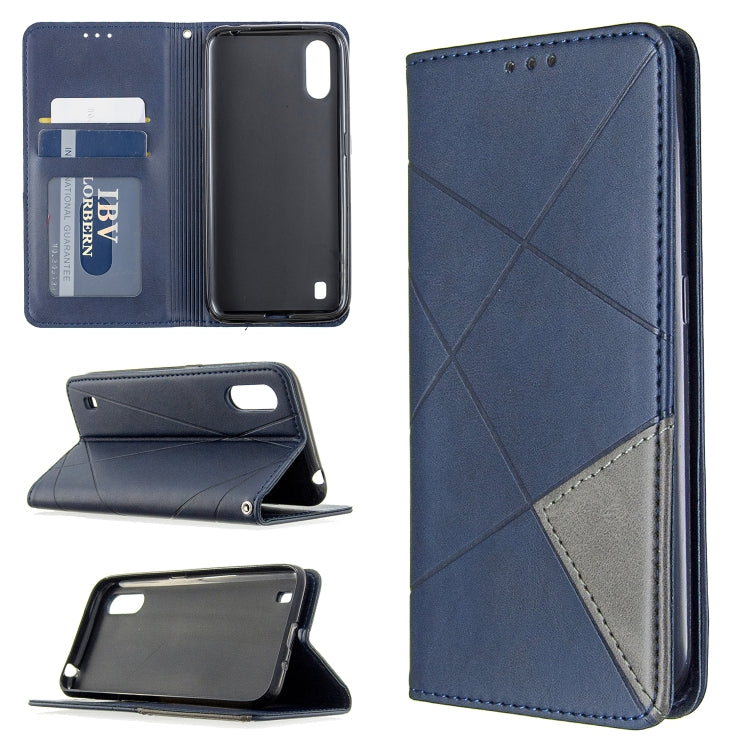 Rhombus Texture Horizontal Flip Magnetic Leather Case with Holder & Card Slots & Wallet, For Huawei P40, For Huawei P40 Pro, For Galaxy A01, For Galaxy A21, For Xiaomi Redmi K30