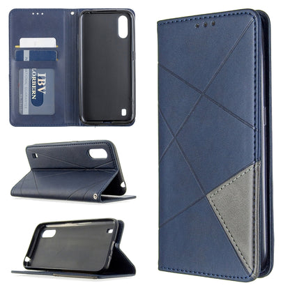 Rhombus Texture Horizontal Flip Magnetic Leather Case with Holder & Card Slots & Wallet, For Huawei P40, For Huawei P40 Pro, For Galaxy A01, For Galaxy A21, For Xiaomi Redmi K30