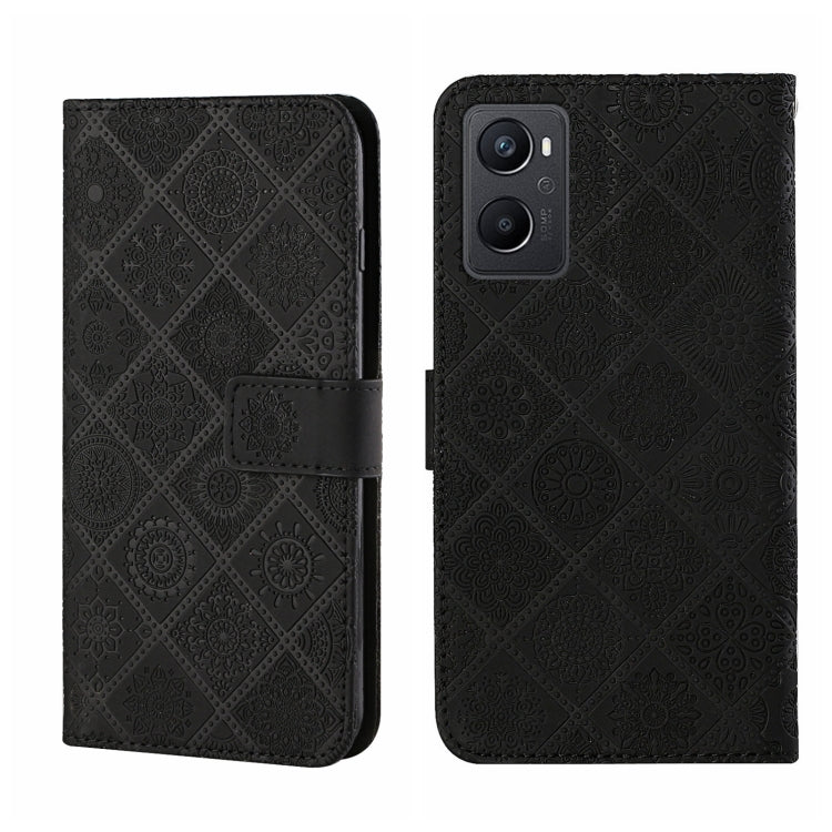 Ethnic Style Embossed Pattern Leather Phone Case, For OPPO A96 5G, For OPPO Find X5, For OPPO Find X5 Pro