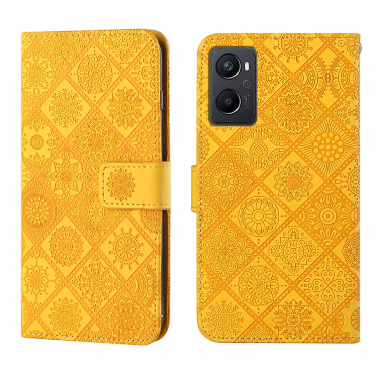 Ethnic Style Embossed Pattern Leather Phone Case, For OPPO A96 5G, For OPPO Find X5, For OPPO Find X5 Pro