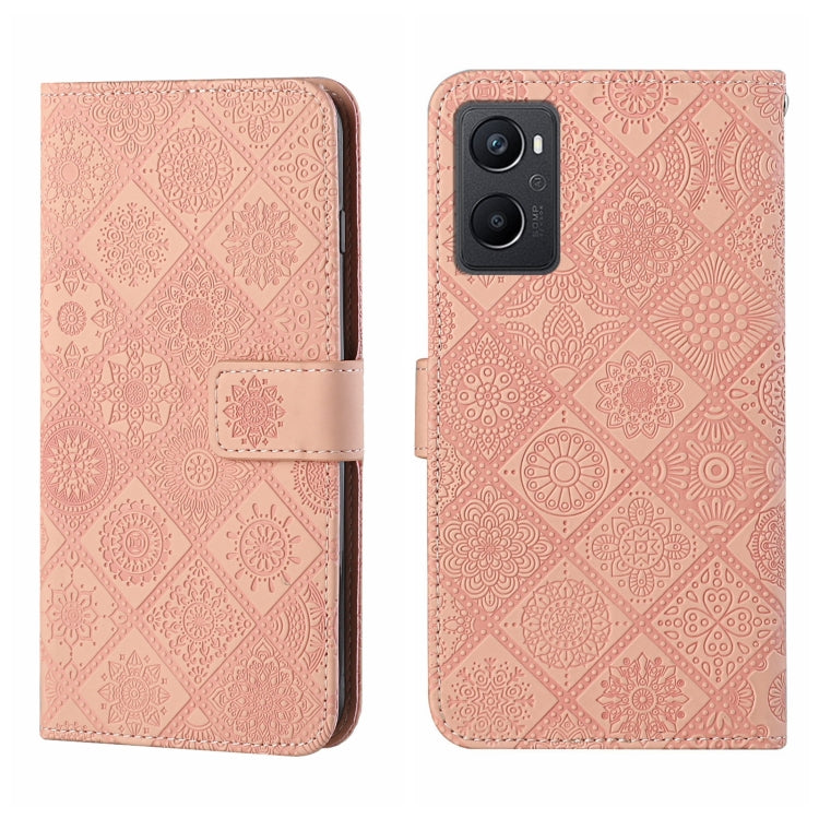 Ethnic Style Embossed Pattern Leather Phone Case, For OPPO A96 5G, For OPPO Find X5, For OPPO Find X5 Pro