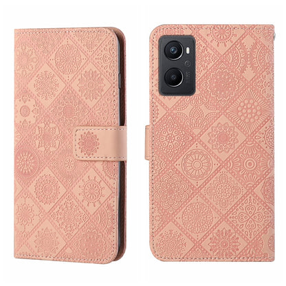 Ethnic Style Embossed Pattern Leather Phone Case, For OPPO A96 5G, For OPPO Find X5, For OPPO Find X5 Pro