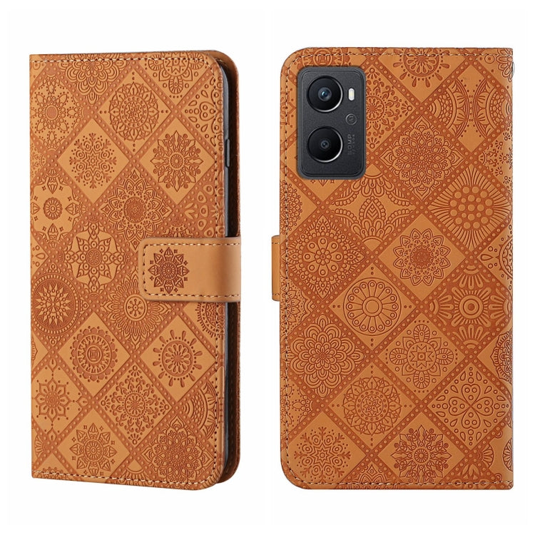 Ethnic Style Embossed Pattern Leather Phone Case, For OPPO A96 5G, For OPPO Find X5, For OPPO Find X5 Pro