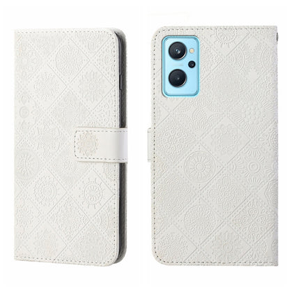 Ethnic Style Embossed Pattern Leather Phone Case, For OPPO Realme 9i, For OPPO Reno7, For Xiaomi Poco M4 Pro 5G