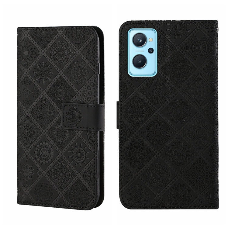Ethnic Style Embossed Pattern Leather Phone Case, For OPPO Realme 9i, For OPPO Reno7, For Xiaomi Poco M4 Pro 5G