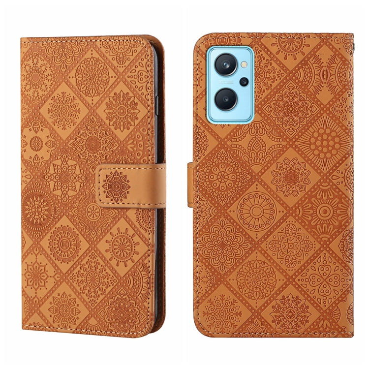 Ethnic Style Embossed Pattern Leather Phone Case, For OPPO Realme 9i, For OPPO Reno7, For Xiaomi Poco M4 Pro 5G