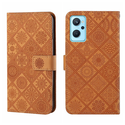 Ethnic Style Embossed Pattern Leather Phone Case, For OPPO Realme 9i, For OPPO Reno7, For Xiaomi Poco M4 Pro 5G