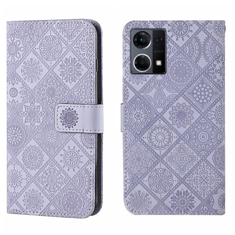 Ethnic Style Embossed Pattern Leather Phone Case, For OPPO Realme 9i, For OPPO Reno7, For Xiaomi Poco M4 Pro 5G
