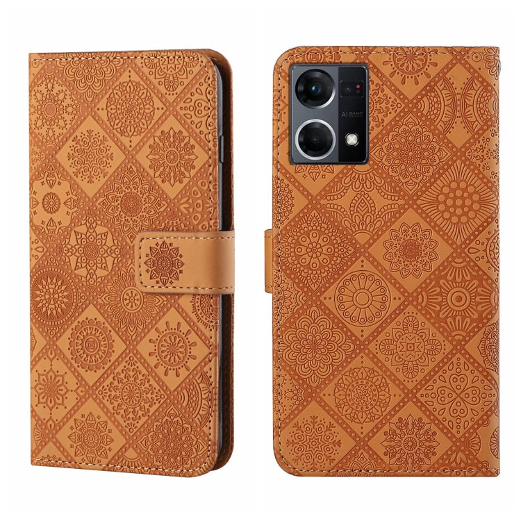 Ethnic Style Embossed Pattern Leather Phone Case, For OPPO Realme 9i, For OPPO Reno7, For Xiaomi Poco M4 Pro 5G