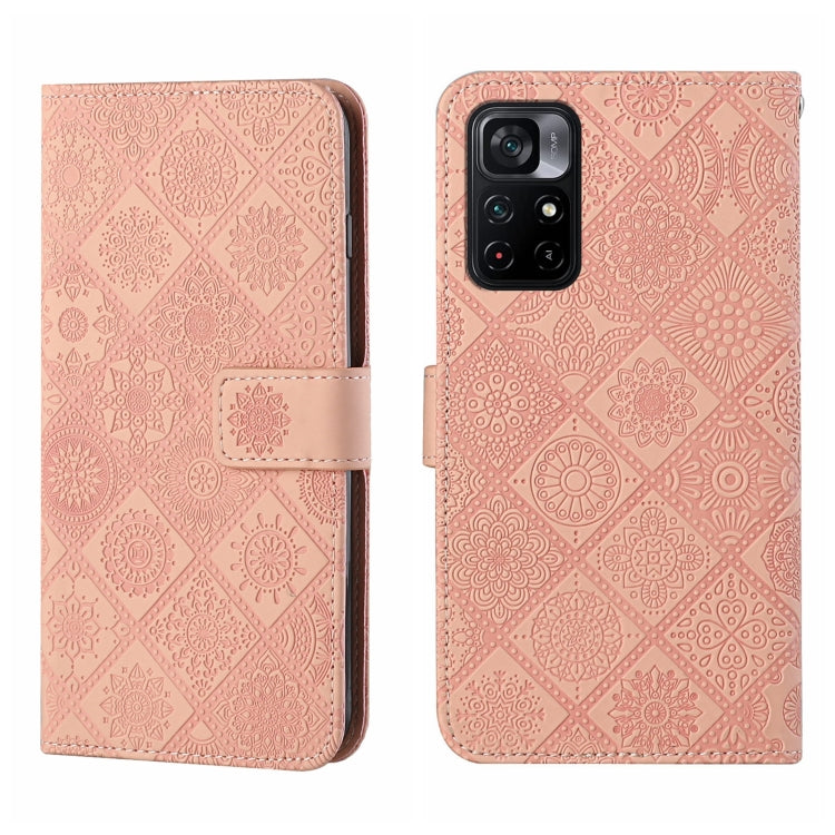 Ethnic Style Embossed Pattern Leather Phone Case, For OPPO Realme 9i, For OPPO Reno7, For Xiaomi Poco M4 Pro 5G