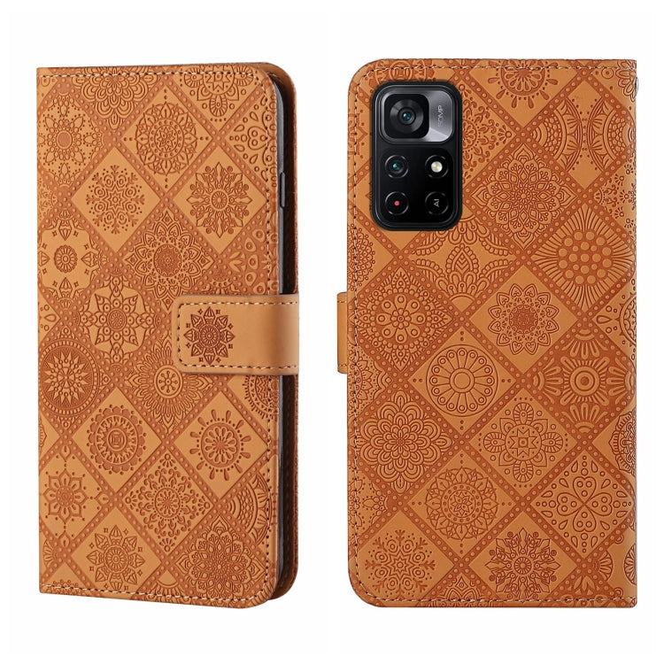 Ethnic Style Embossed Pattern Leather Phone Case, For OPPO Realme 9i, For OPPO Reno7, For Xiaomi Poco M4 Pro 5G