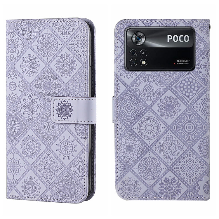 Ethnic Style Embossed Pattern Leather Phone Case, For Xiaomi Poco X4 Pro 5G, For Xiaomi 12 Lite