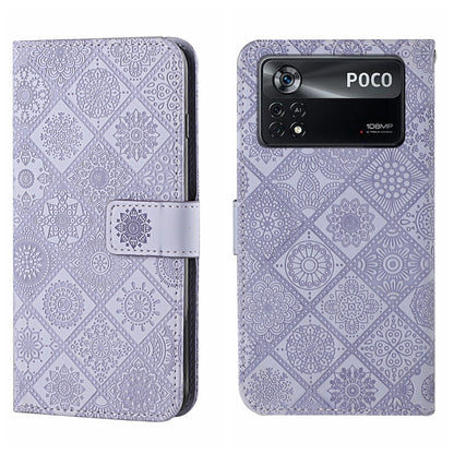 Ethnic Style Embossed Pattern Leather Phone Case, For Xiaomi Poco X4 Pro 5G, For Xiaomi 12 Lite