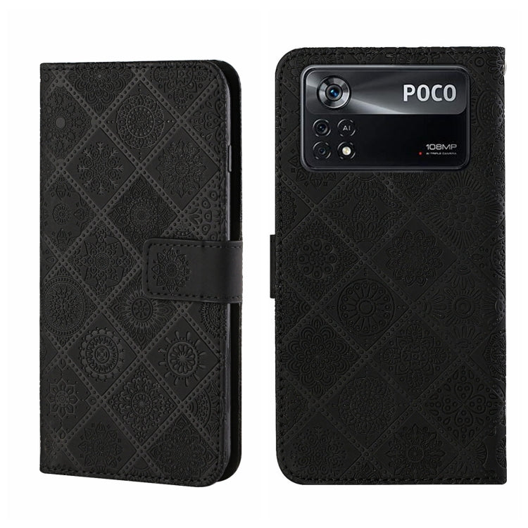 Ethnic Style Embossed Pattern Leather Phone Case, For Xiaomi Poco X4 Pro 5G, For Xiaomi 12 Lite