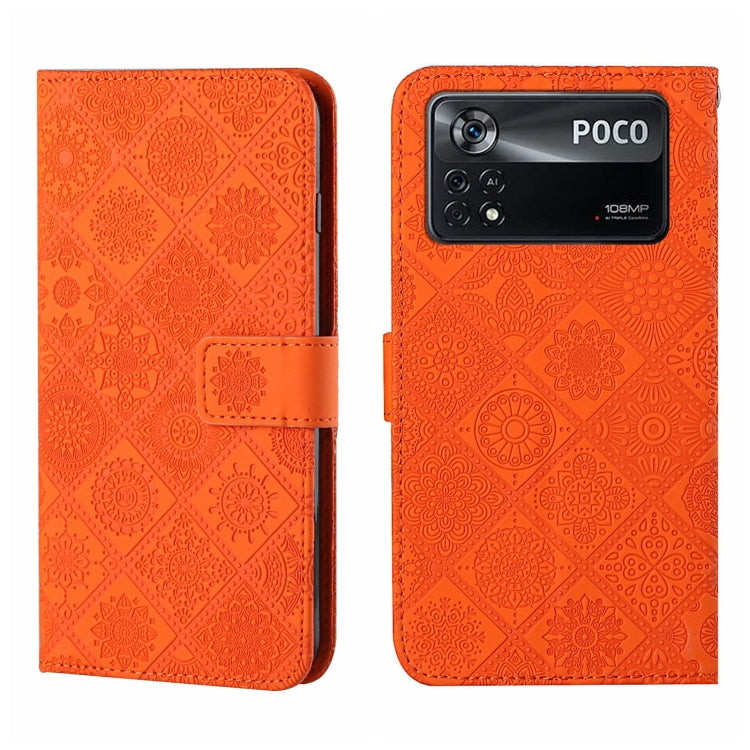 Ethnic Style Embossed Pattern Leather Phone Case, For Xiaomi Poco X4 Pro 5G, For Xiaomi 12 Lite