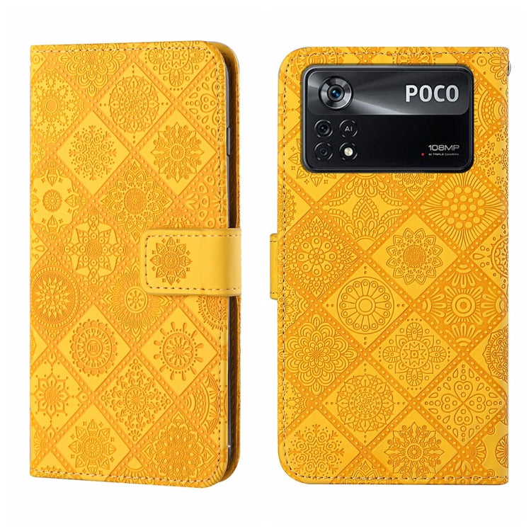 Ethnic Style Embossed Pattern Leather Phone Case, For Xiaomi Poco X4 Pro 5G, For Xiaomi 12 Lite