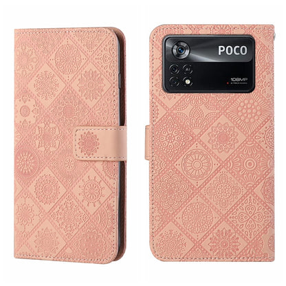 Ethnic Style Embossed Pattern Leather Phone Case, For Xiaomi Poco X4 Pro 5G, For Xiaomi 12 Lite