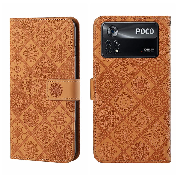 Ethnic Style Embossed Pattern Leather Phone Case, For Xiaomi Poco X4 Pro 5G, For Xiaomi 12 Lite