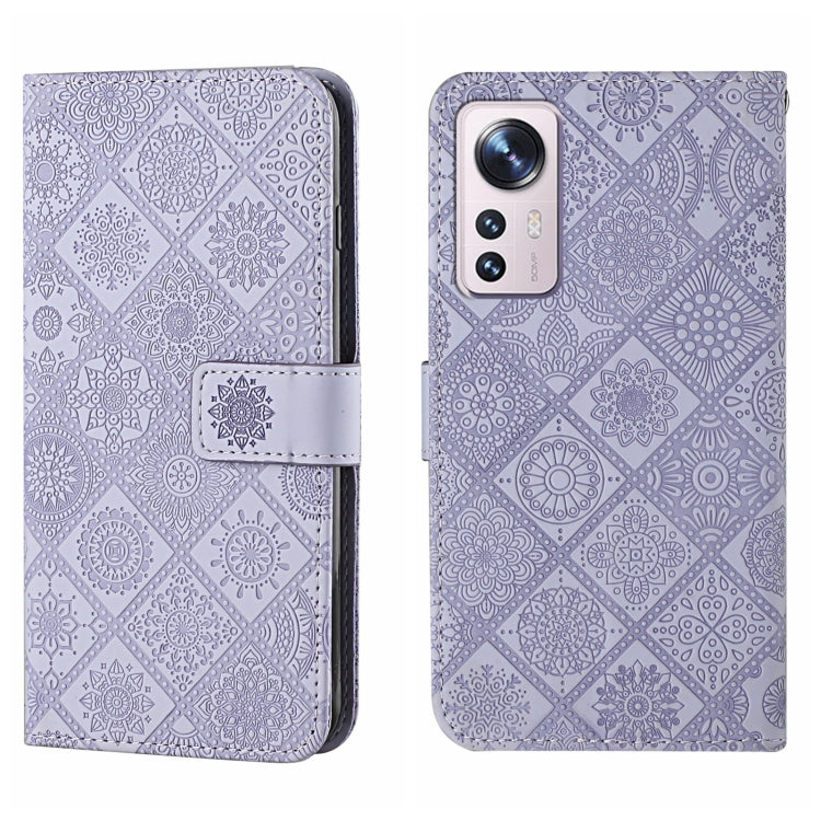 Ethnic Style Embossed Pattern Leather Phone Case, For Xiaomi Poco X4 Pro 5G, For Xiaomi 12 Lite
