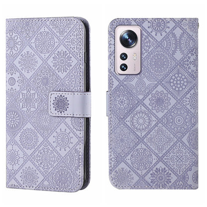 Ethnic Style Embossed Pattern Leather Phone Case, For Xiaomi Poco X4 Pro 5G, For Xiaomi 12 Lite