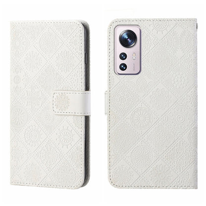 Ethnic Style Embossed Pattern Leather Phone Case, For Xiaomi Poco X4 Pro 5G, For Xiaomi 12 Lite