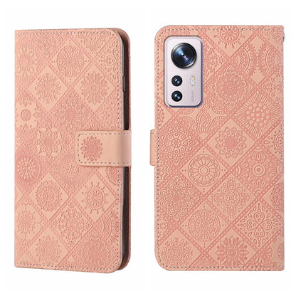 Ethnic Style Embossed Pattern Leather Phone Case, For Xiaomi Poco X4 Pro 5G, For Xiaomi 12 Lite