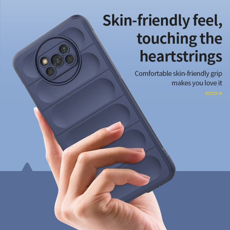 Magic Shield TPU + Flannel Phone Case, For Xiaomi Poco X3 NFC