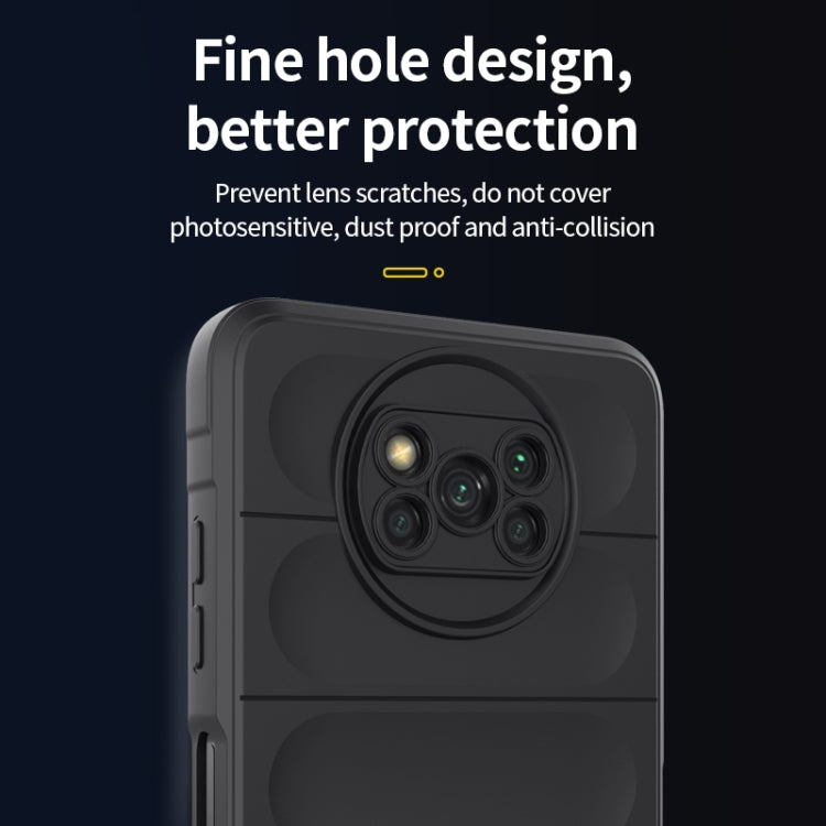 Magic Shield TPU + Flannel Phone Case, For Xiaomi Poco X3 NFC