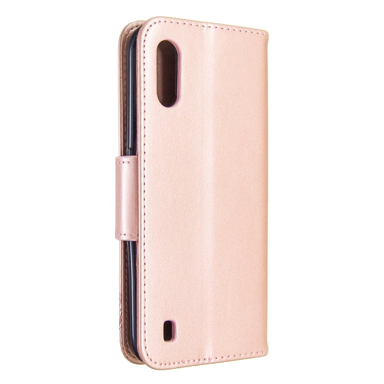 Two Butterflies Embossing Pattern Horizontal Flip Leather Case with Holder & Card Slot & Wallet & Lanyard, For Huawei P40, For Huawei P40 Pro, For Galaxy A01, For Galaxy A21, For Xiaomi Redmi K30
