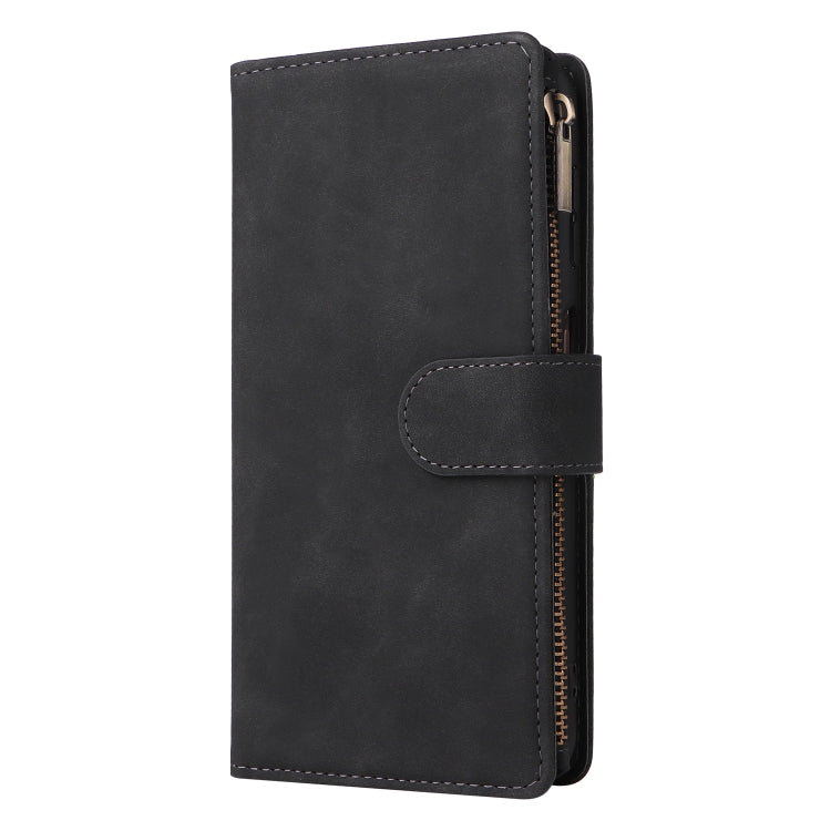 Multifunctional Frosted Zipper Wallet Leather Phone Case, For Samsung Galaxy A13 4G, For Samsung Galaxy A23, For OnePlus 9 Pro, For OnePlus 9, For Google Pixel 6 Pro