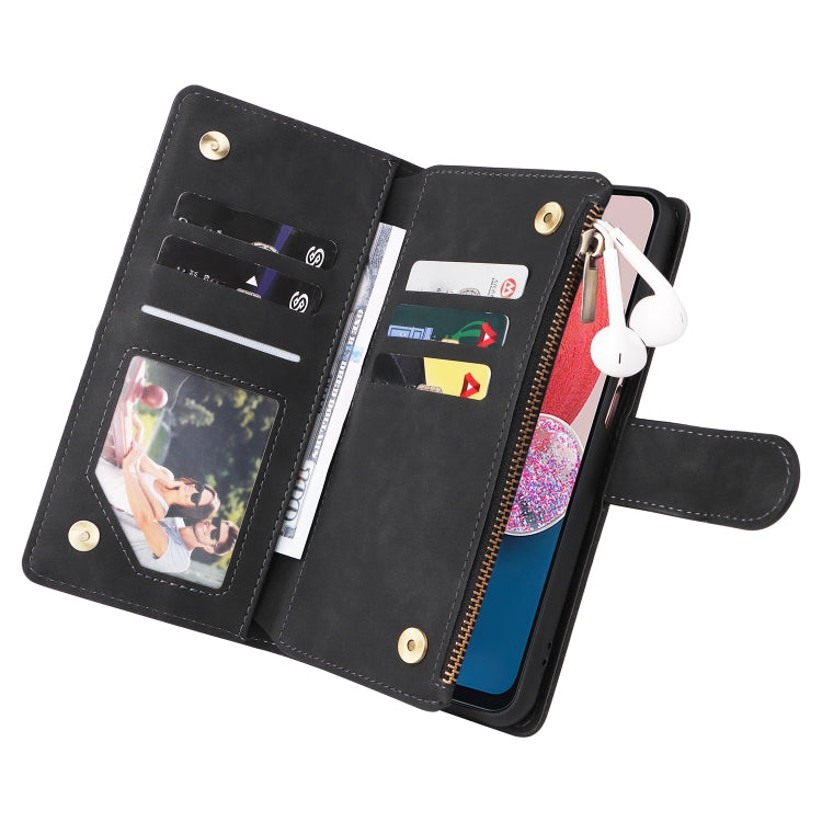 Multifunctional Frosted Zipper Wallet Leather Phone Case, For Samsung Galaxy A13 4G, For Samsung Galaxy A23, For OnePlus 9 Pro, For OnePlus 9, For Google Pixel 6 Pro