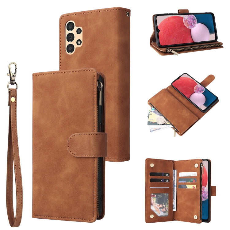 Multifunctional Frosted Zipper Wallet Leather Phone Case, For Samsung Galaxy A13 4G, For Samsung Galaxy A23, For OnePlus 9 Pro, For OnePlus 9, For Google Pixel 6 Pro