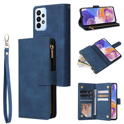 Multifunctional Frosted Zipper Wallet Leather Phone Case, For Samsung Galaxy A13 4G, For Samsung Galaxy A23, For OnePlus 9 Pro, For OnePlus 9, For Google Pixel 6 Pro