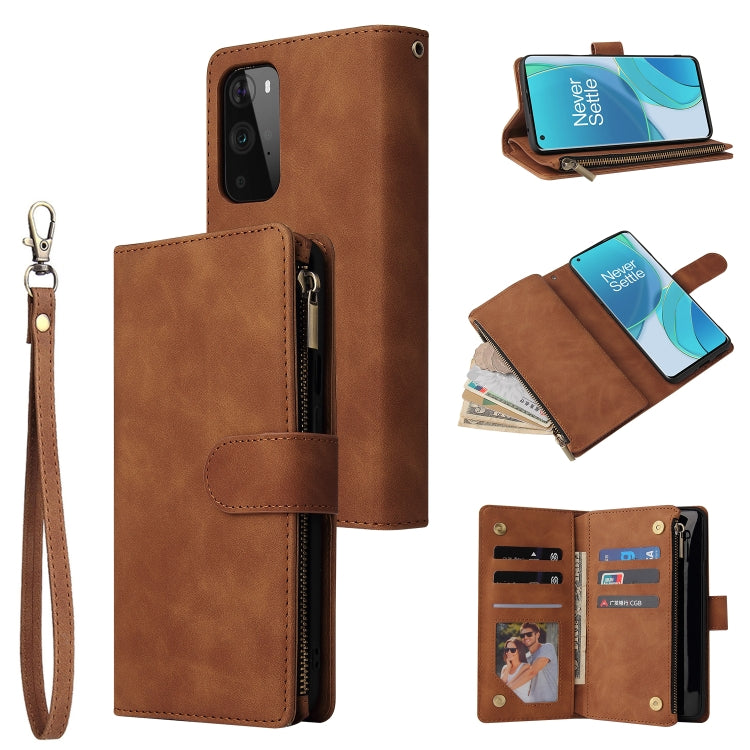 Multifunctional Frosted Zipper Wallet Leather Phone Case, For Samsung Galaxy A13 4G, For Samsung Galaxy A23, For OnePlus 9 Pro, For OnePlus 9, For Google Pixel 6 Pro