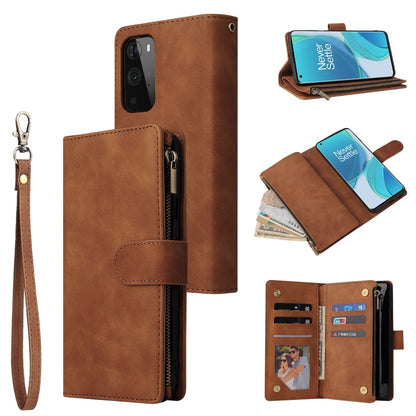 Multifunctional Frosted Zipper Wallet Leather Phone Case, For Samsung Galaxy A13 4G, For Samsung Galaxy A23, For OnePlus 9 Pro, For OnePlus 9, For Google Pixel 6 Pro