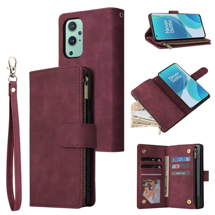Multifunctional Frosted Zipper Wallet Leather Phone Case, For Samsung Galaxy A13 4G, For Samsung Galaxy A23, For OnePlus 9 Pro, For OnePlus 9, For Google Pixel 6 Pro