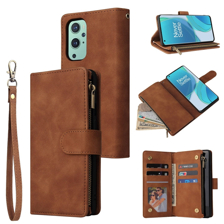 Multifunctional Frosted Zipper Wallet Leather Phone Case, For Samsung Galaxy A13 4G, For Samsung Galaxy A23, For OnePlus 9 Pro, For OnePlus 9, For Google Pixel 6 Pro