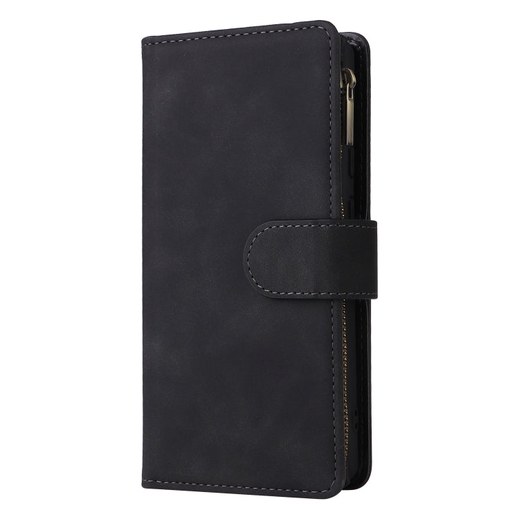 Multifunctional Frosted Zipper Wallet Leather Phone Case, For Google Pixel 6a, For Google Pixel 7 5G, For Google Pixel 7 Pro 5G, For Xiaomi Redmi Note 11 Pro International