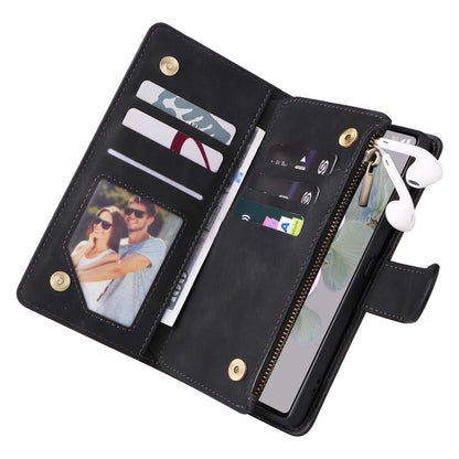 Multifunctional Frosted Zipper Wallet Leather Phone Case, For Google Pixel 6a, For Google Pixel 7 5G, For Google Pixel 7 Pro 5G, For Xiaomi Redmi Note 11 Pro International