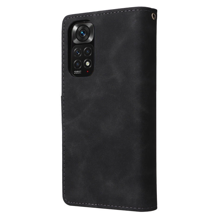 Multifunctional Frosted Zipper Wallet Leather Phone Case, For Xiaomi Redmi Note 11S