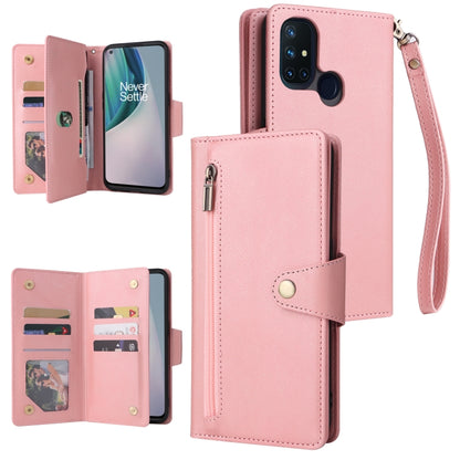 Rivet Buckle 9 Cards Three Fold Leather Phone Case, For OnePlus Nord N10 5G, For Samsung Galaxy Note20, For OnePlus 10 Pro 5G, For Samsung Galaxy A23 4G