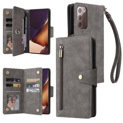 Rivet Buckle 9 Cards Three Fold Leather Phone Case, For OnePlus Nord N10 5G, For Samsung Galaxy Note20, For OnePlus 10 Pro 5G, For Samsung Galaxy A23 4G