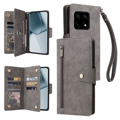 Rivet Buckle 9 Cards Three Fold Leather Phone Case, For OnePlus Nord N10 5G, For Samsung Galaxy Note20, For OnePlus 10 Pro 5G, For Samsung Galaxy A23 4G