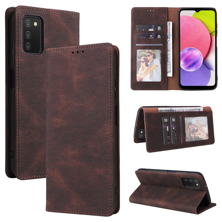 Simple Suction Closure Leather Phone Case, For Samsung Galaxy A03s, For Xiaomi Redmi Note 11 4G International, For Xiaomi Redmi Note 11 Pro, For Samsung Galaxy A23, For Samsung Galaxy A73 5G, For Xiaomi Redmi Note 11 Pro 5G