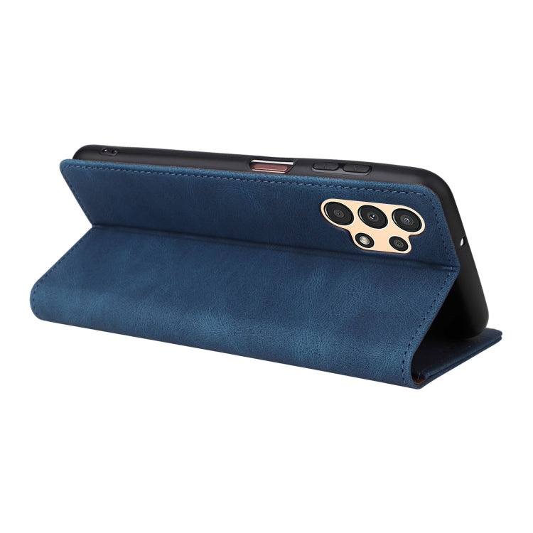 Simple Suction Closure Leather Phone Case, For Samsung Galaxy A13 4G