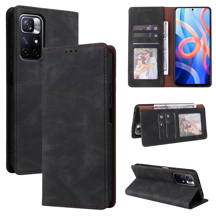Simple Suction Closure Leather Phone Case, For Samsung Galaxy A03s, For Xiaomi Redmi Note 11 4G International, For Xiaomi Redmi Note 11 Pro, For Samsung Galaxy A23, For Samsung Galaxy A73 5G, For Xiaomi Redmi Note 11 Pro 5G